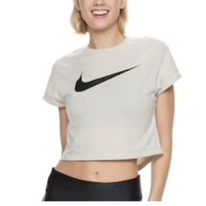 Nike Swoosh Short Sleeve Crop Top